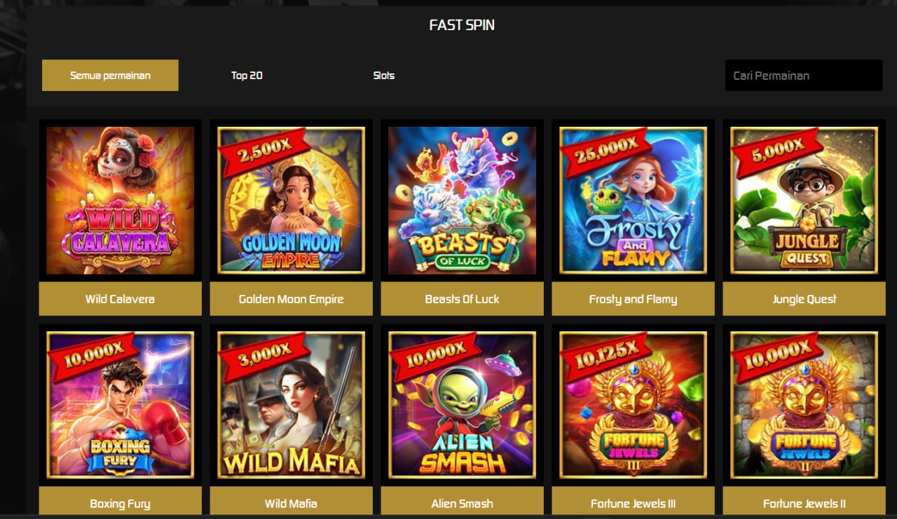 10 Pilihan Slot Fast Spin yang Mungkin Memberimu Jackpot